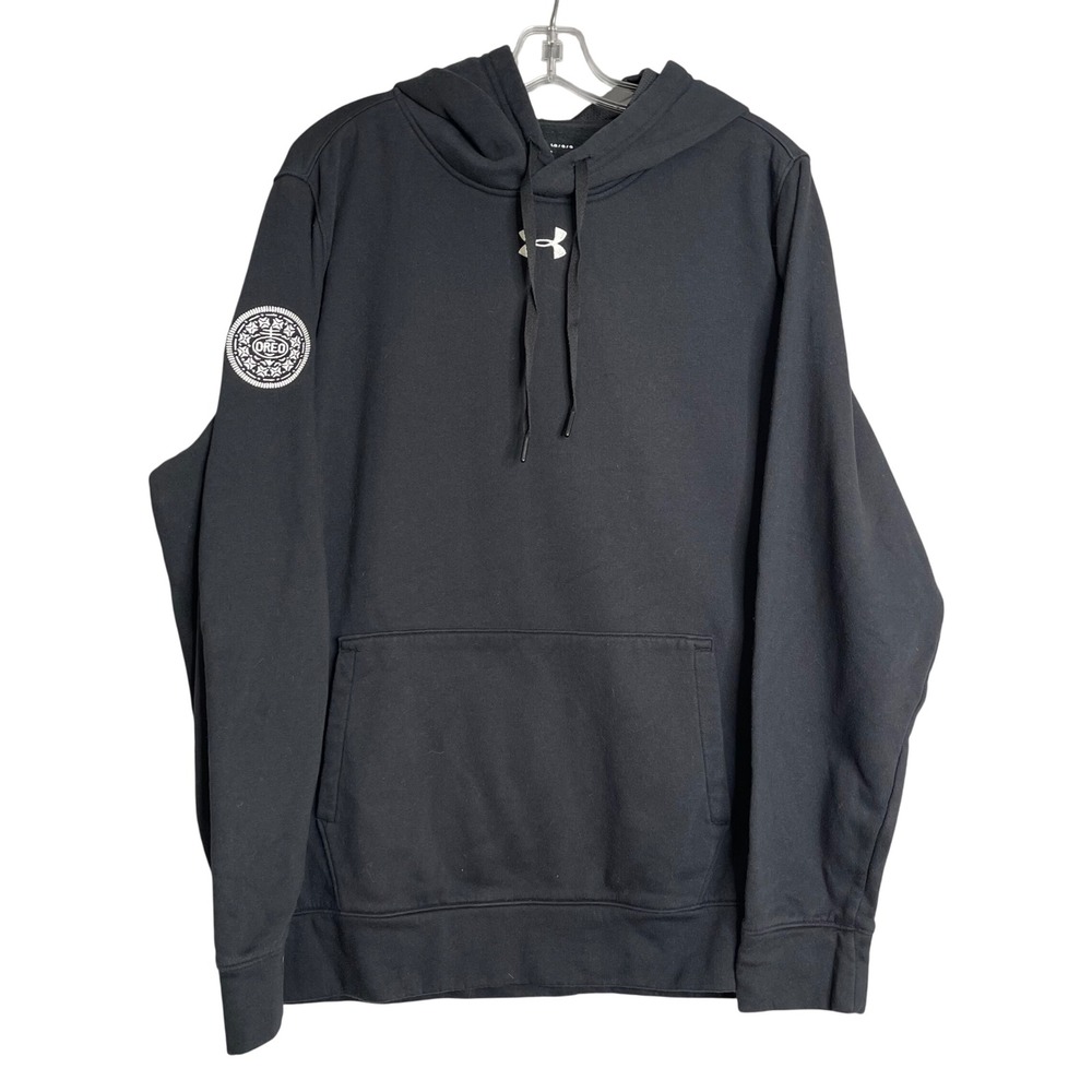 Under Armour Hoodie Adult L Black Loose Oreo Athleisure‎ Unisex Outerwear